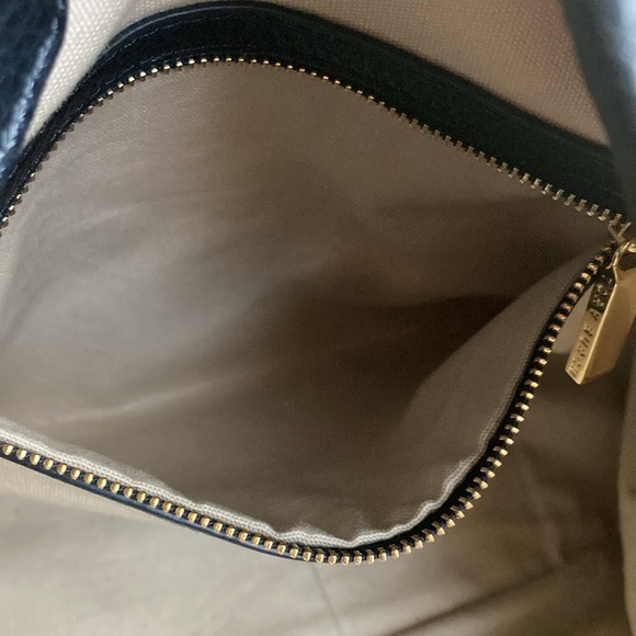 Tory Burch Channing Floral Print Canvas & Leather Tote - Picture 15 of 16